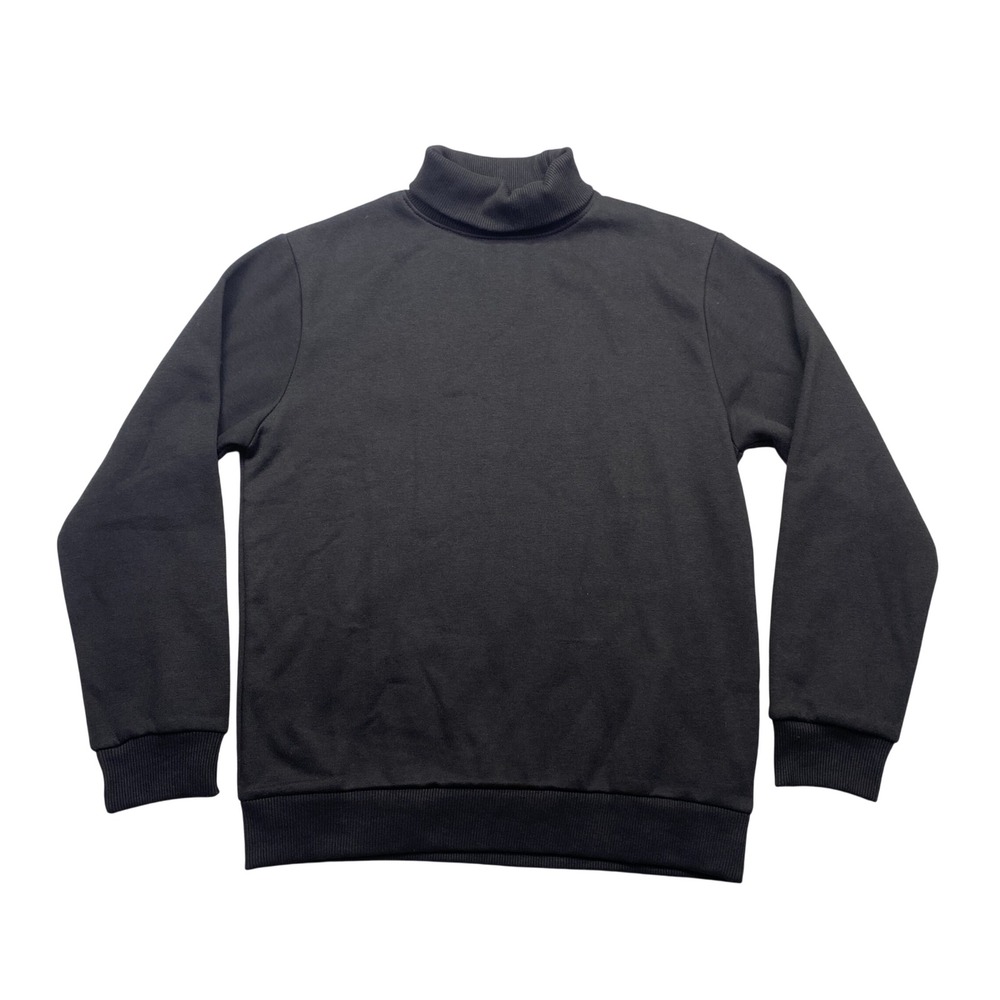 Outfitters Woman Black‎ Turtleneck Sweatshirt Regular Fit S F0109 Grunge Preppy